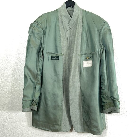 Ermenegildo Zegna Soft Wool/Silk Blend Loose Knit Unstructured Blazer Men's 42 - Picture 12 of 14